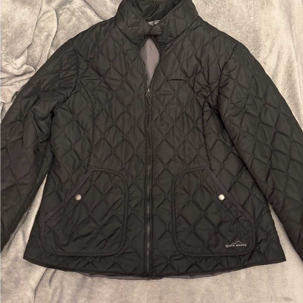Eddie Bauer Women's Black Quilted Jacket
